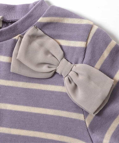 蝴蝶結鏤空邊T恤