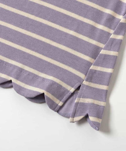 蝴蝶結鏤空邊T恤