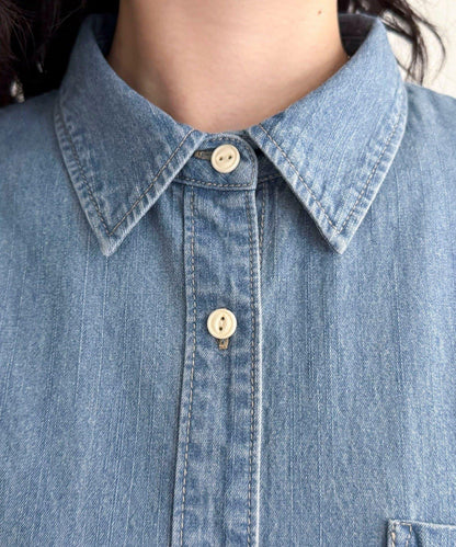 【人氣復刻】FR刺繡牛仔襯衫