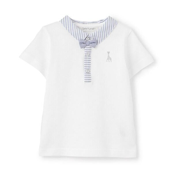 蝴蝶結領結短袖T恤