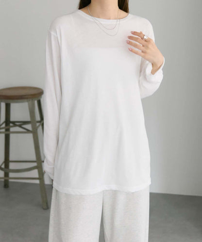 【25AW新色上市！】棉質透視長袖T恤