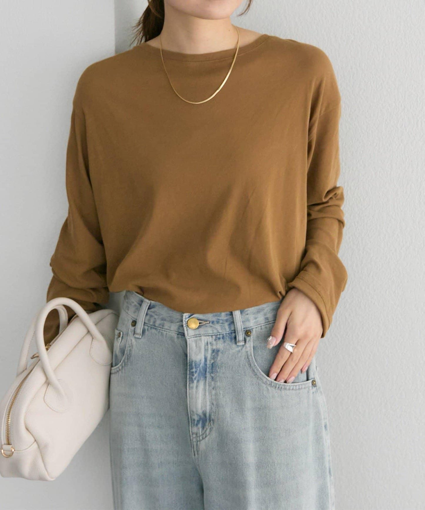 【25AW新色上市！】棉質透視長袖T恤