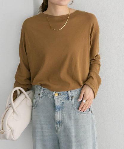 【25AW新色上市！】棉質透視長袖T恤