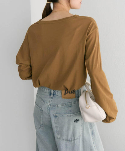 【25AW新色上市！】棉質透視長袖T恤