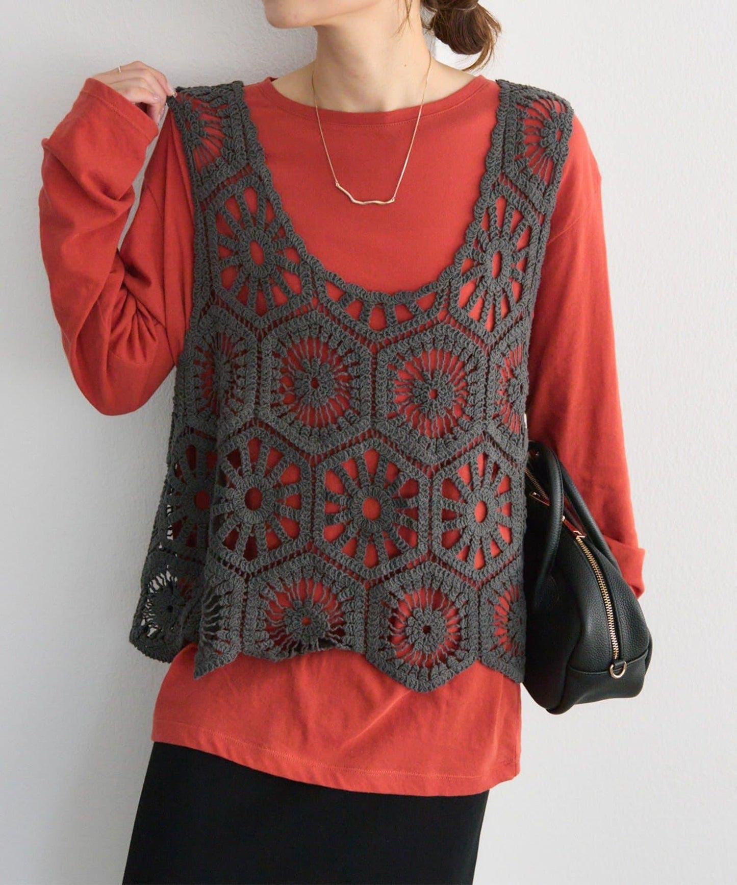 【25AW新色上市！】棉質透視長袖T恤