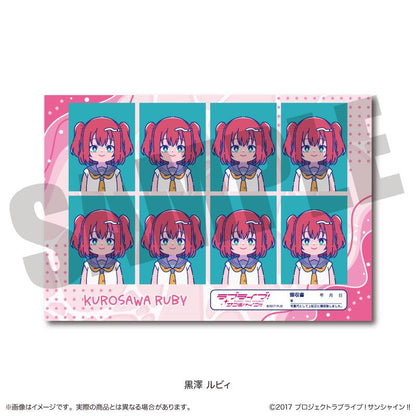LoveLive! Sunshine!! 證件照風格貼紙 にゅ～とろ I 黑澤露比