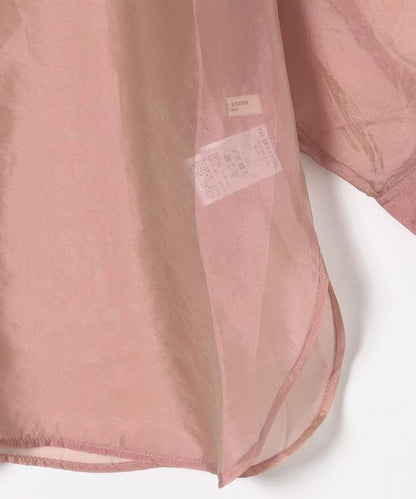 亮面輕薄皺褶襯衫