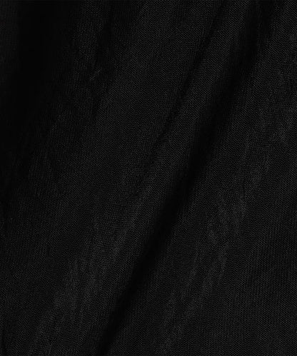 拼接網紗照片印花無袖T恤