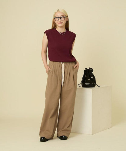 水洗工藝休閒錐形長褲