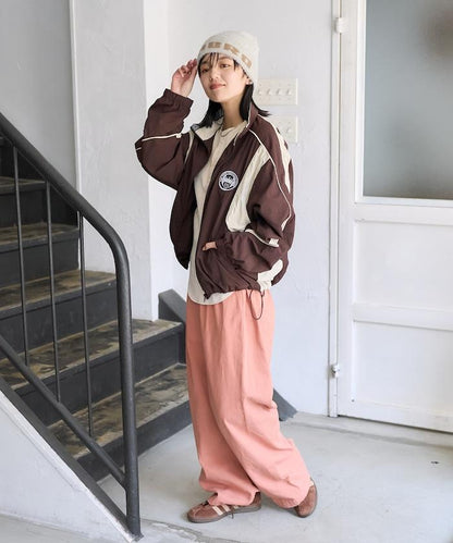 水洗工藝休閒錐形長褲