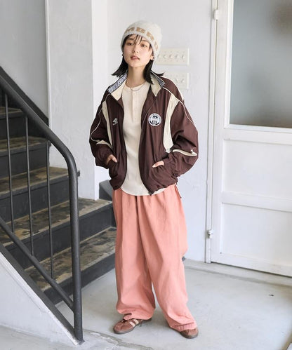 水洗工藝休閒錐形長褲