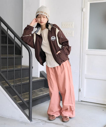 水洗工藝休閒錐形長褲