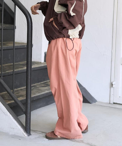 水洗工藝休閒錐形長褲