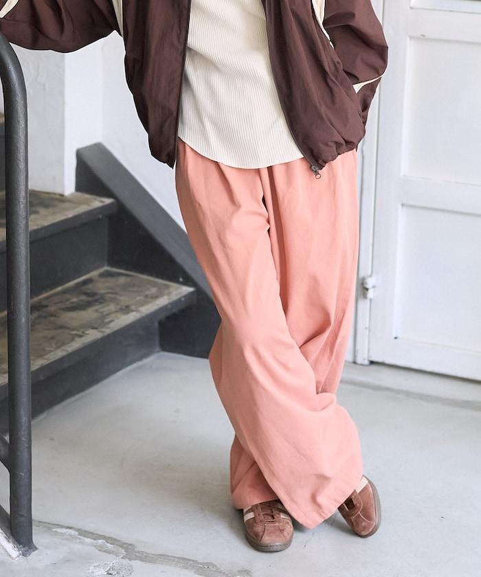 水洗工藝休閒錐形長褲