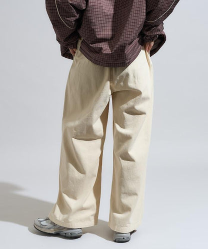 水洗工藝休閒錐形長褲