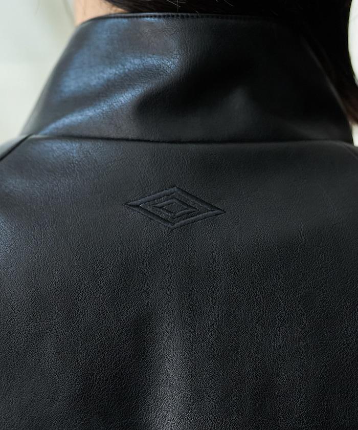 別注 LEATHERETTE STAND COLLAR BLOUSON