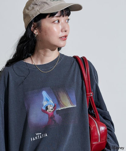 【DISNEY FANTASIA】盒裝彩色正面印花長袖T恤