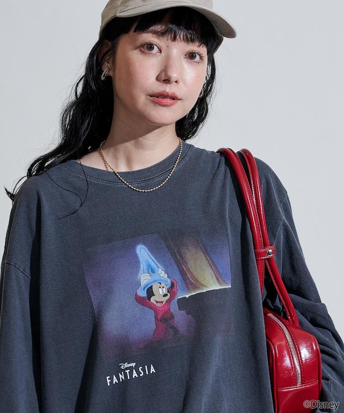 【DISNEY FANTASIA】盒裝彩色正面印花長袖T恤