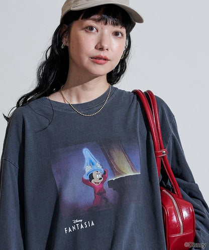 【DISNEY FANTASIA】盒裝彩色正面印花長袖T恤
