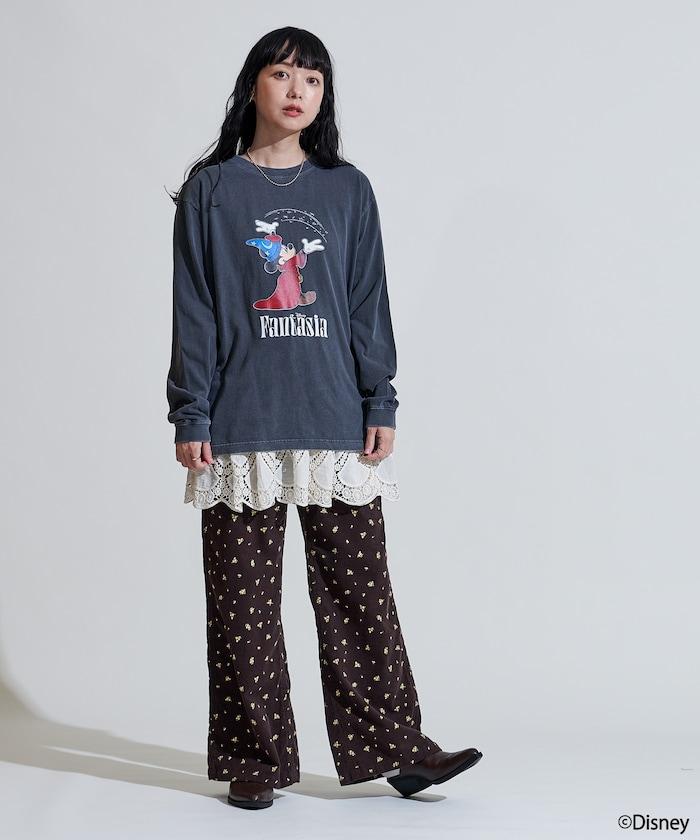 【DISNEY FANTASIA】大幅前印花長袖T恤