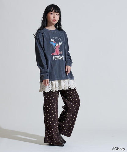 【DISNEY FANTASIA】大幅前印花長袖T恤