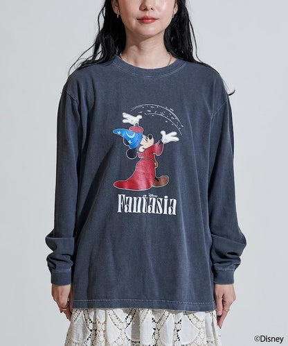 【DISNEY FANTASIA】大幅前印花長袖T恤