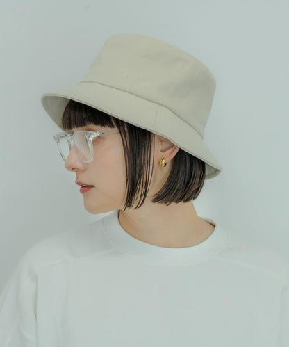 斜紋棉質漁夫帽