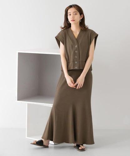 羅紋針織美人魚裙