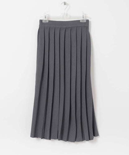 knit pleats skirt 半身裙