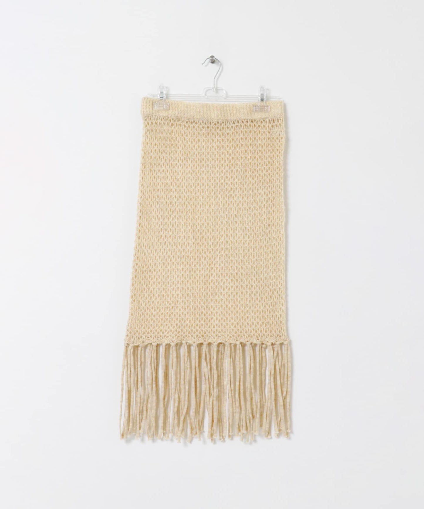 fringe mesh 設計 半身裙