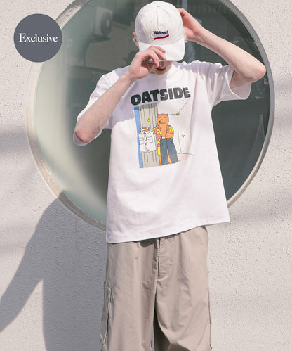 「特別訂製」OATSIDE×SENSE OF PLACE 圖案短袖T恤 B