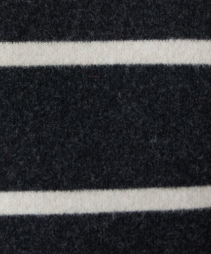 羊毛絨可逆束腰長款襯衫