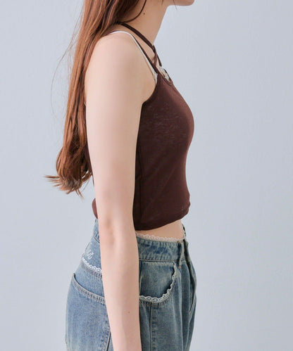 蕾絲荷葉邊短外套套裝