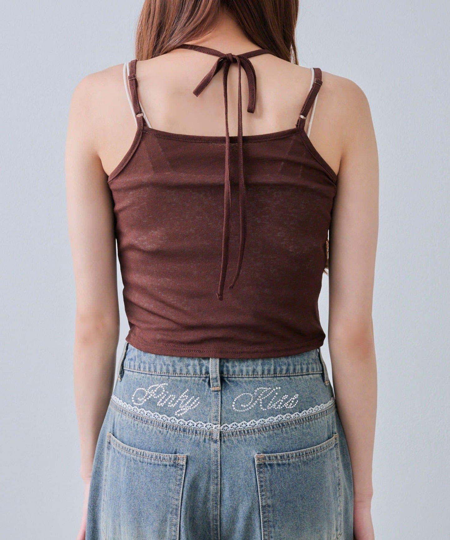 蕾絲荷葉邊短外套套裝