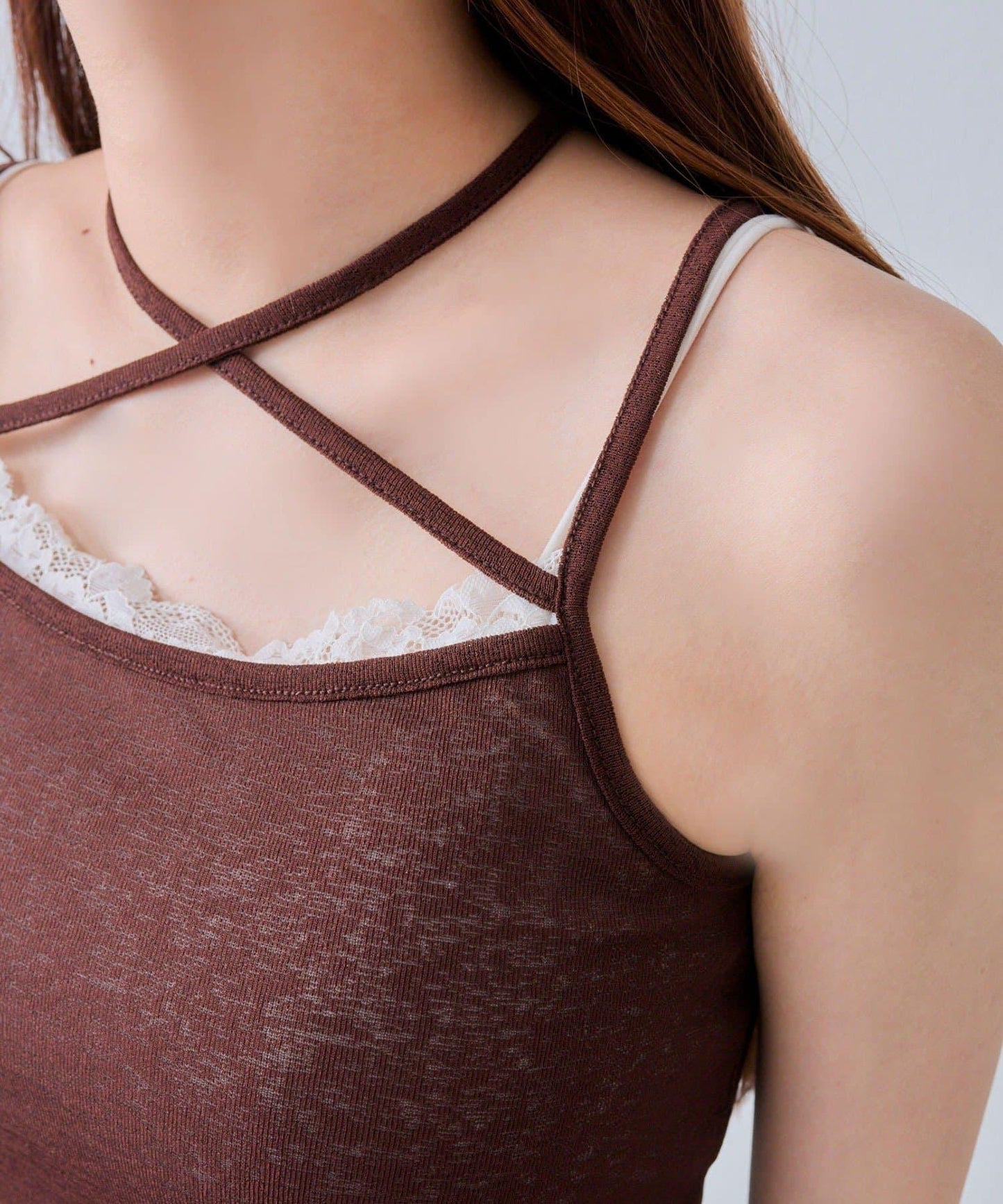 蕾絲荷葉邊短外套套裝