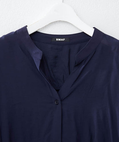 通勤穿搭首選！後背褶皺竹筍褶飾襯衫