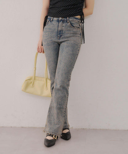 【有多種尺碼】牛仔喇叭褲