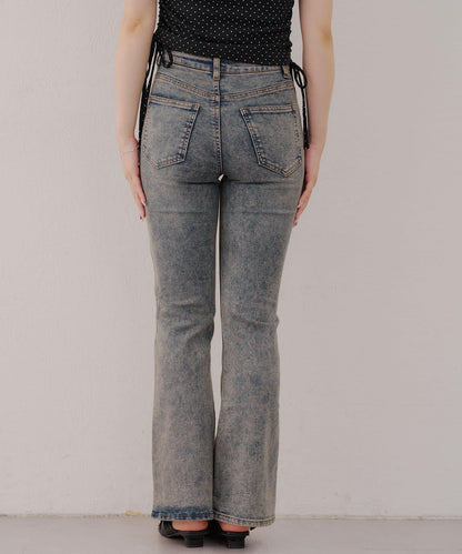 【有多種尺碼】牛仔喇叭褲