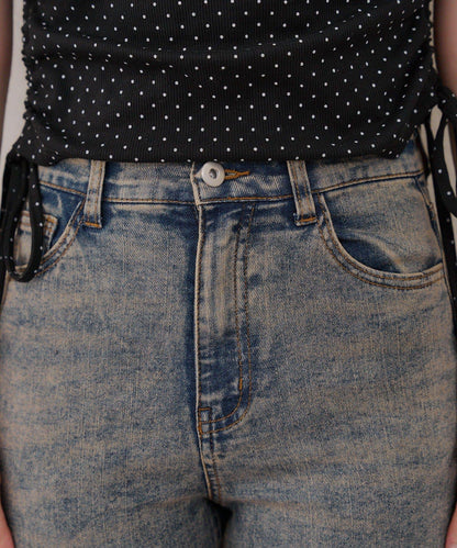 【有多種尺碼】牛仔喇叭褲