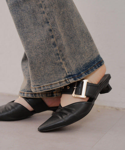 【有多種尺碼】牛仔喇叭褲