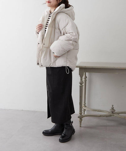 【RMAF】下襬圓弧仿羽絨