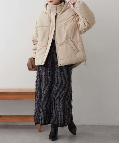 【RMAF】下襬圓弧仿羽絨