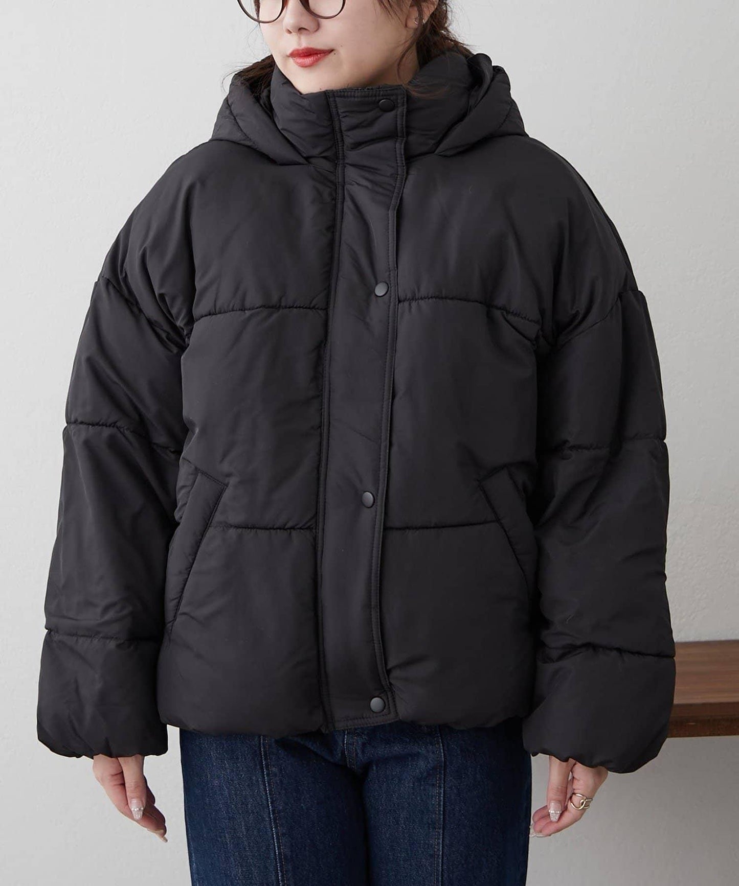 【RMAF】下襬圓弧仿羽絨