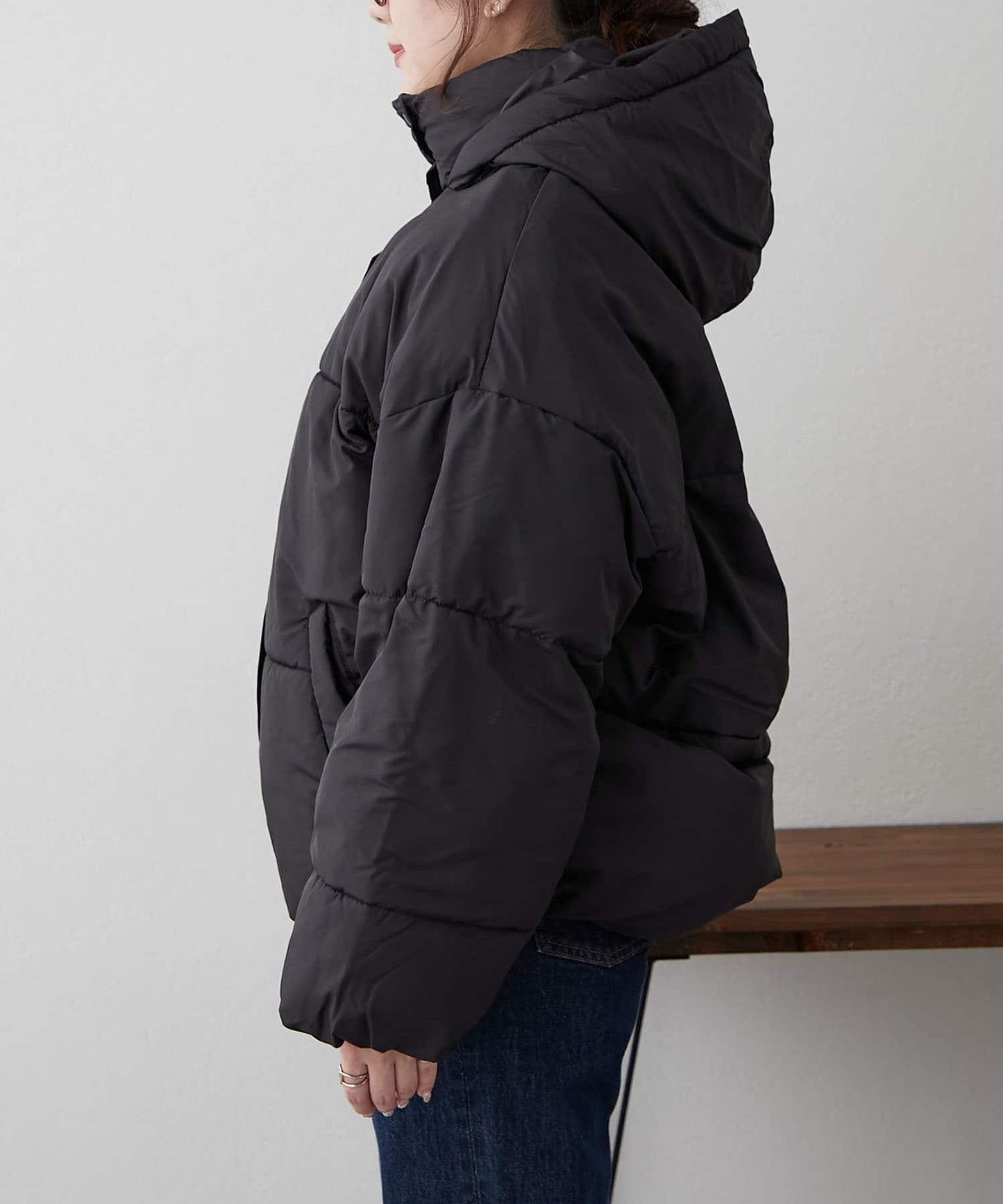 【RMAF】下襬圓弧仿羽絨