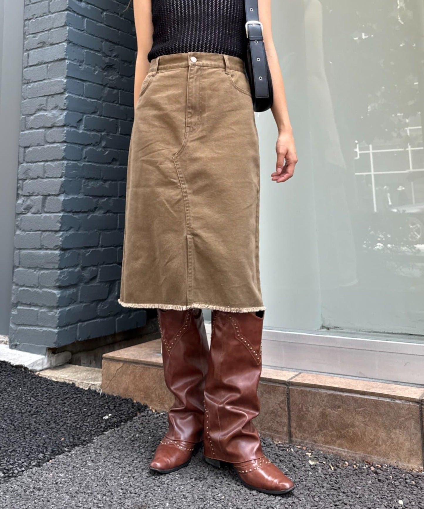 【CIAOPANIC TYPY】迷你中長半身裙