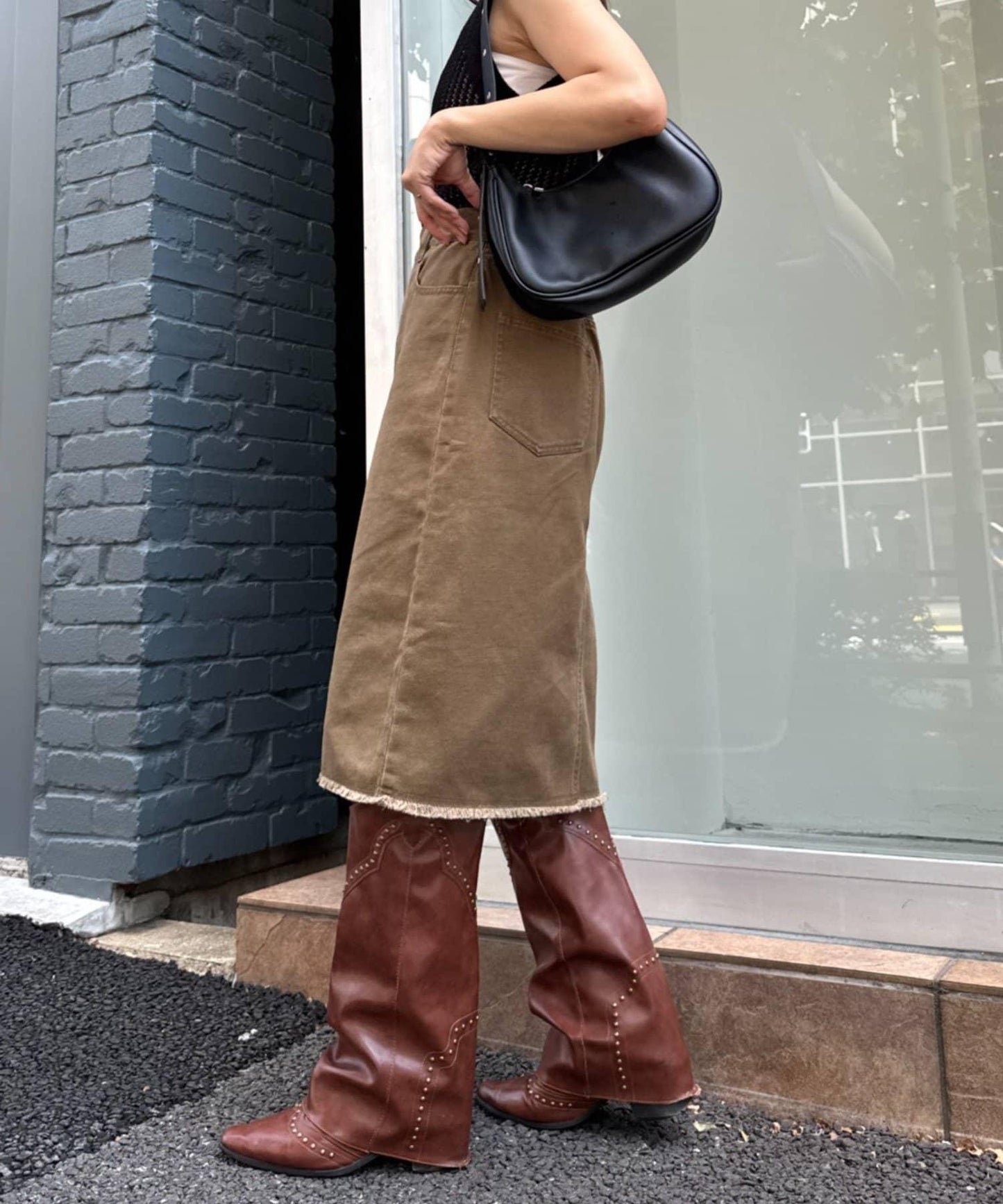 【CIAOPANIC TYPY】迷你中長半身裙