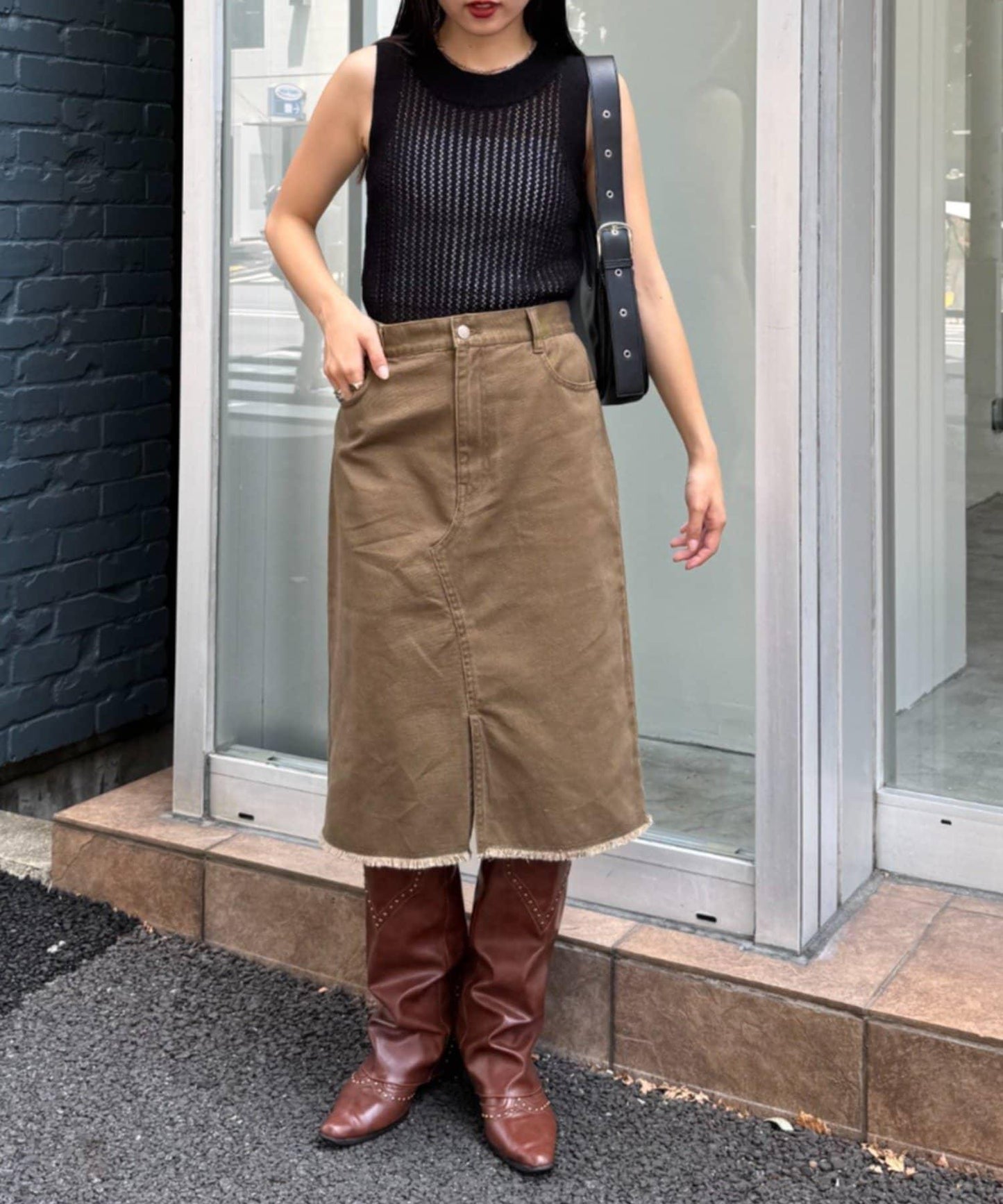 【CIAOPANIC TYPY】迷你中長半身裙