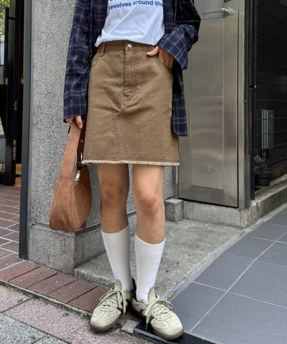 【CIAOPANIC TYPY】迷你中長半身裙