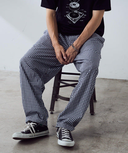 【PATTIPATTI】褶皺寬鬆工裝褲