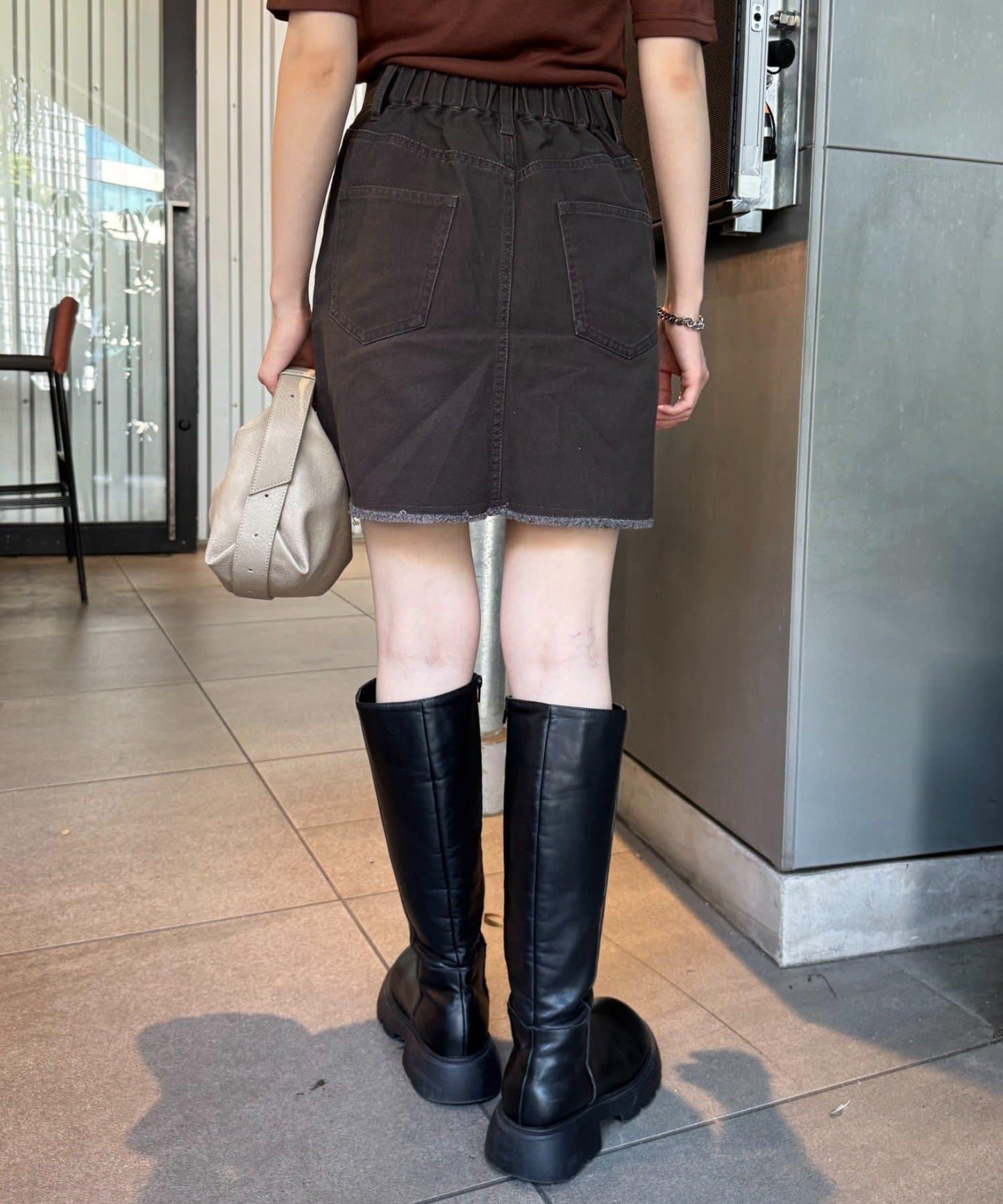 【CIAOPANIC TYPY】迷你中長半身裙